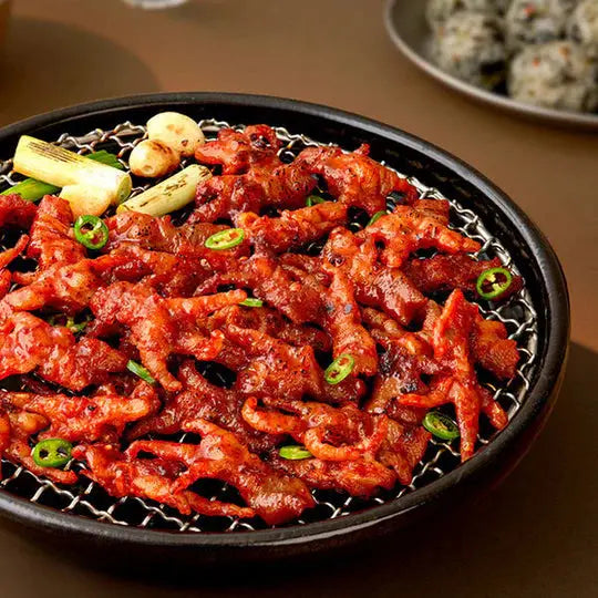 매운 무뼈닭발 / Spicy Boneless Chicken Feet